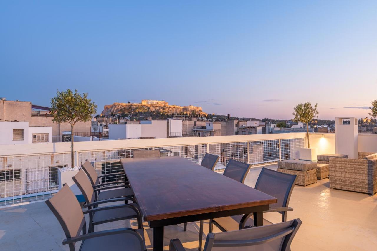 The Dazzling Glimpse Acropolis Suites Athen Exterior foto
