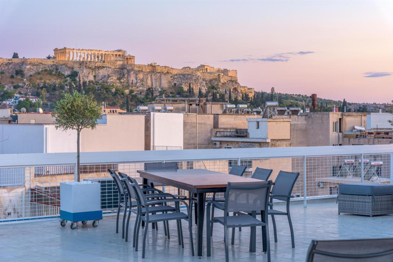 The Dazzling Glimpse Acropolis Suites Athen Exterior foto